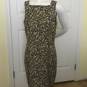 Vintage Kay Unger Silk Sheath Dress, sz. 8